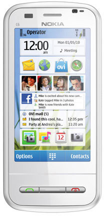 Nokia C6 White