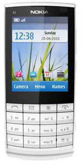 Nokia X3-02 O2 White