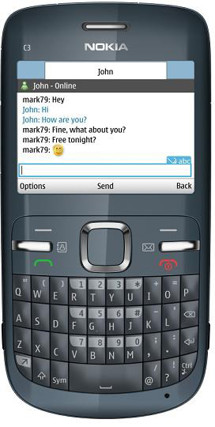 Nokia C3-00 QWERTZ Grey O2