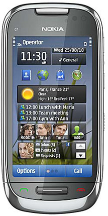 Nokia C7-00 Frosty Metal