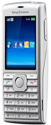 Sony Ericsson J108i Cedar Silver / White