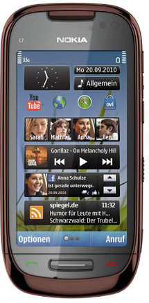 Nokia C7-00 O2 Mahogany Brown