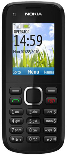 Nokia C1-02 Black