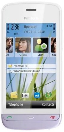 Nokia C5-03 White Lilac