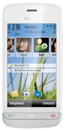 Nokia C5-03 White Aluminium Grey