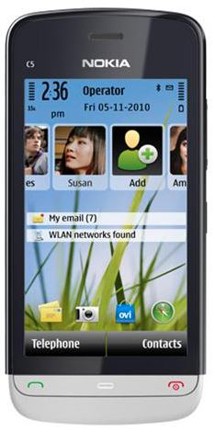 Nokia C5-03 Aluminium Grey