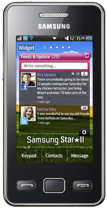 Samsung S5260 Star II Onyx Black (GT-S5260OKAXEZ)