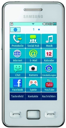 Samsung S5260 Star II Ceramic White (GT-S5260RWAXEZ)