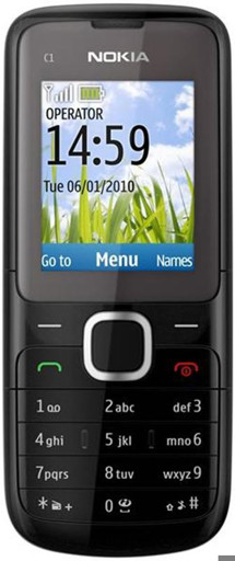 Nokia C1-01 Dark Gray T-Mobile Branding