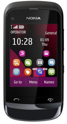 Nokia C2-02 Chrome Black