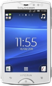 Sony Ericsson ST15i Xperia Mini White / Dark Pink