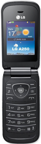 LG A250 Titanium Silver