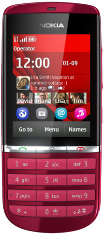 Nokia Asha 300 Red