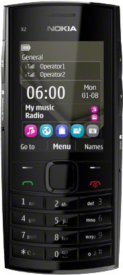 Nokia X2-02 Dual-SIM Dark Silver