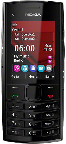 Nokia X2-02 Dual-SIM Bright Red