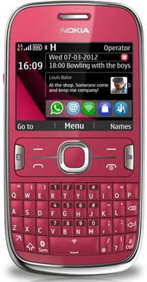 Nokia Asha 302 Red