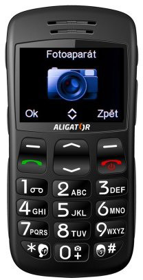 Aligator A600i Senior Black + stolní dobíječ