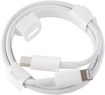 Apple A2249 USB-C / Lightning 1m bílý kabel, bulk