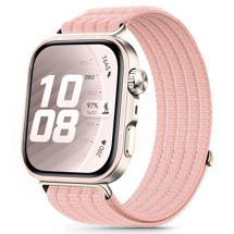 Tech-Protect Nylonový řemínek pro Huawei Watch Fit 3 / 4 / 4 Pro / 5 / 5 Pro růžový