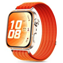 Tech-Protect Nylonový řemínek pro Huawei Watch Fit 3 / 4 / 4 Pro / 5 / 5 Pro oranžový