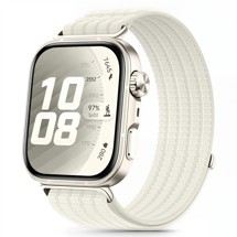 Tech-Protect Nylonový řemínek pro Huawei Watch Fit 3 / 4 / 4 Pro / 5 / 5 Pro bílý