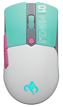 ASUS TUF Gaming Mini Wireless Hatsune Miku Edition bezdrátová herní myš modrá