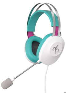 ASUS TUF Gaming H1 GEN II Hatsune Miku Edition drátová herní sluchátka přes hlavu bílá