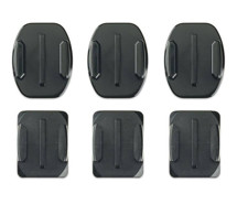 GoPro Zakřivené + ploché nalepovací držáky (Curved + Flat Adhesive Mounts) pro všechny GoPro kamery