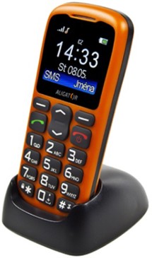 Aligator A430 Orange / Black + Nabíjecí stojánek