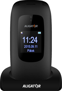 Aligator V600 Senior Titan / Black + nabíjecí stojánek