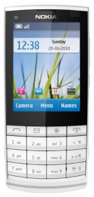 Nokia X3-02.5 White Silver