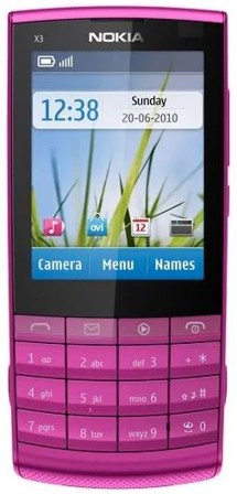 Nokia X3-02.5 Pink