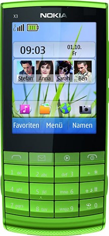 Nokia X3-02.5 Green