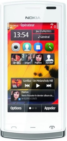 Nokia 500 White Silver