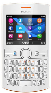 Nokia Asha 205 Orange / White