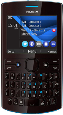 Nokia Asha 205 Dual-SIM Cyan / Dark Rose