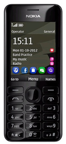 Nokia Asha 206 Black