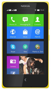 Nokia X Dual-SIM Yellow
