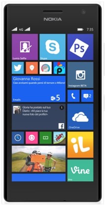 Nokia Lumia 730 Dual-SIM White