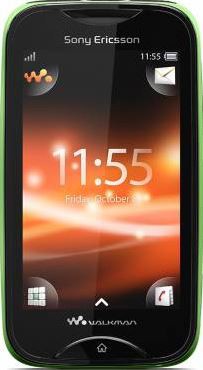 Sony Ericsson WT13i Mix Walkman Green on Black