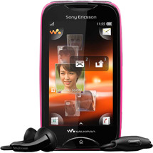 Sony Ericsson WT13i Mix Walkman Pink on Black