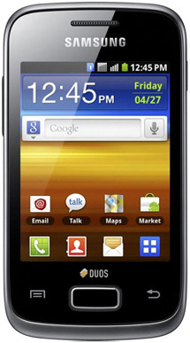Samsung S6102 Galaxy Y DUOS Black (GT-S6102SKAXEZ)