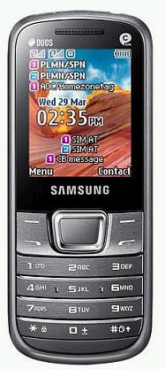 Samsung E2252 Metalic Silver (GT-E2252MSAXEZ)