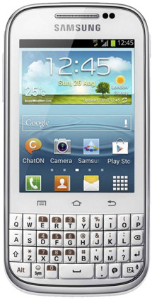 Samsung B5330 Galaxy Chat White (GT-B5330ZWAETL)