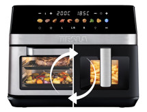 TESLA AirCook DualZone Q787 XXL Deluxe - multifunkční duální digitální horkovzdušná fritéza