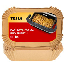 TESLA AirCook QB2075 - papírová forma pro horkovzdušnou fritézu 32 x 22 cm (50 ks)