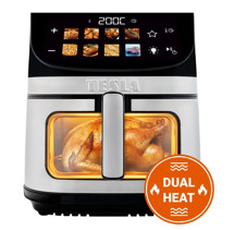 TESLA AirCook DualHeat QD73 XXL multifunkční digitální horkovzdušná fritéza