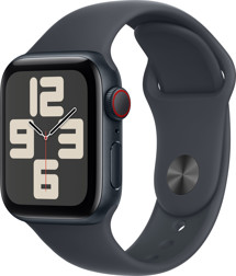 Apple Watch SE 2024 40mm Midnight + Midnight Sport Band S/M