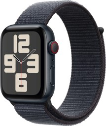 Apple Watch SE 2024 44mm Midnight + Ink Sport Loop