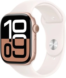 Apple Watch Series 10 Cellular 46mm Rose Gold + Light Blush Sport Band M/L